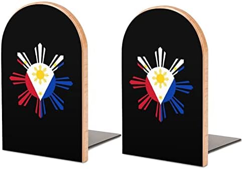 Philippine Sun Flag Wooden Booken Grends