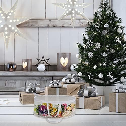 Saco de grinaldas de Natal Clear Solder: Xmas Wreath Storage Contêiner Decoração de Árvores Organizador Transparente Holiday Ornament