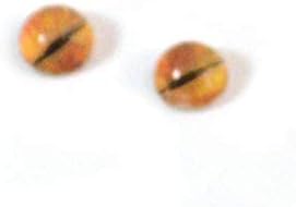 Olhos de vidro de dragão dourado de 4 mm par de pequenos cabochons planos para escultura de brinquedos de polímero de argila boneca ou jóias