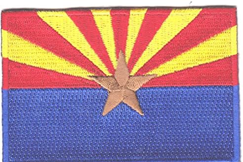 Ferrilha de bandeira do estado do Arizona no patch bordado sudoeste 3