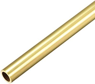 Tubo redondo de bronze de Onowin 300 mm de comprimento 9mm od 1,5 mm espessura da parede, tubulação de tubo reta de cobre de cobre de metal para modelos de moldura de decoração oca de rascunho DIY hobby