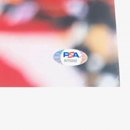 Dontari Poe assinou 11x14 Photo PSA/DNA Kansas City Chiefs autografado - fotos autografadas da NFL