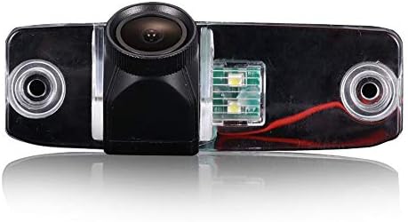 HDMEU HD colorido CCD Veículo à prova d'água Câmera de backup de visualização traseira do veículo, 170 ° Câmera de reversão de ângulo para Chrysler 300/300c/300m 2011-; Sebring 2007-2014; Grand Voyager Srt8 Magnum