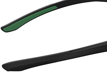 Under Armour Men's Blitzing Wrap Style Sunglasses - Black Frame/Green Lens