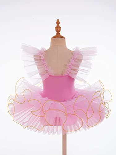 Loyan Toddler Girls Gymnastic Scorreu Legras de Ballet Tutu Princess Dress Withoutdress bailarina fantasia