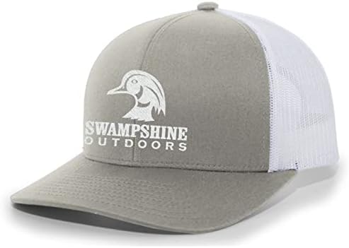 Swampshine ao ar livre Classic Duck Logo Hat Hat Mens Classic Bordado Mesh Backer Trucker Hat Baseball Cap