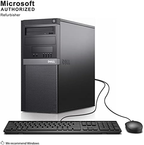 Desktop PC Computer Tower Dell Optiplex GX980, Intel Quad Core i7-870 até 3,6 GHz, 4G DDR3, 500G, DVD, WiFi, BT, VGA,