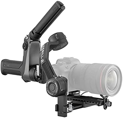 Zhiyun Weebill 2 Pro, estabilizador de cardan de 3 eixos para DSLR e câmera sem espelho para Nikon Sony Panasonic Canon Fuji Blackmagic 6k 4k, tela sensível ao toque colorida de 2,88 ”, tiro vertical, preto, preto