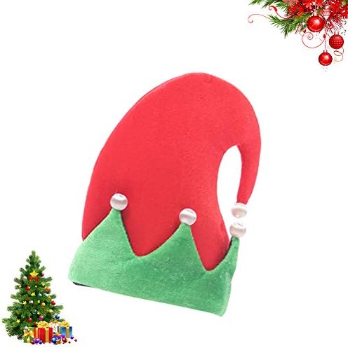 Kesyoo Christmas Non-teclado Elfo Elf Hat ROVA MATHA MATHA CHAPA DE BELHO DE NATA DE FESTO DE FESTO DE FUSTO DO ESPÍRITO CHAPA DE