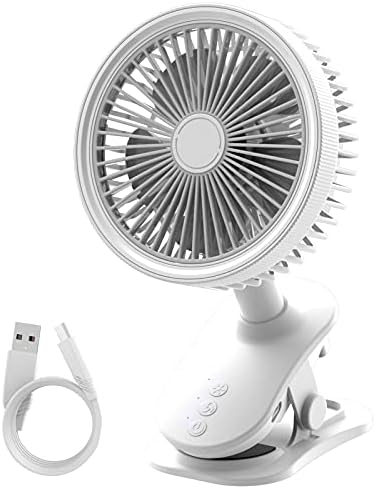 Clipe portátil do SportOut sobre o ventilador operado pelo ventilador Mini ventilador recarregável USB, ventilador de