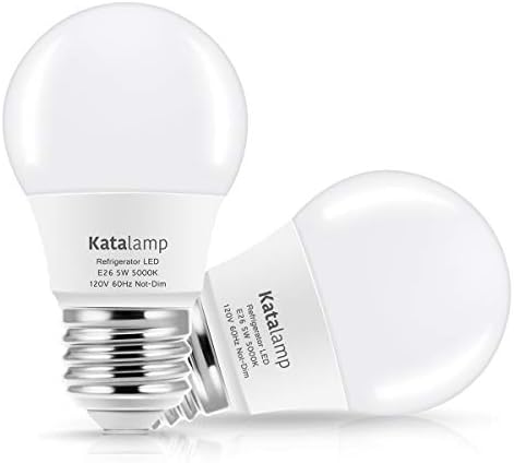 Lâmpada de geladeira led katalamp lâmpada 40w equivalente A15 4000k Branco natural Branco de 5 watts Classificação à prova d'água