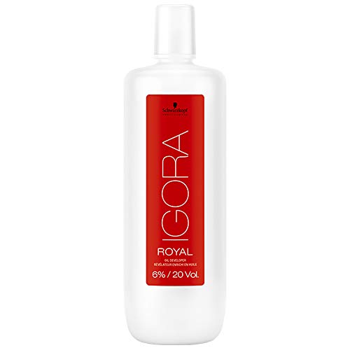 Igora Royal 6% 20 Desenvolvedor de volume de 1 litro e m Projetos de cabelo Brush/pente
