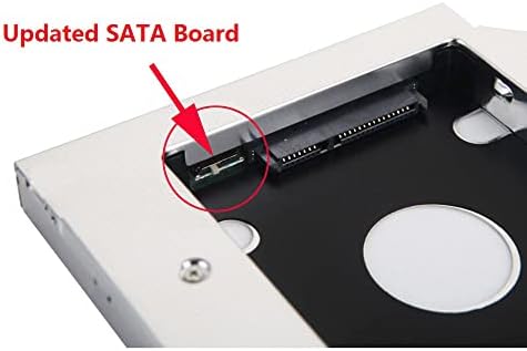 Nigudeyang 2º disco rígido SATA HDD SSD Caddy Frame para Dell Alienware M15X M17X R1 R2 M18X R1 R2