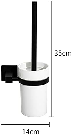 Escovas de vaso sanitário definir sem pincel de perfuração e escova do vaso sanitário de higiênico aço/cerâmica montada em parede