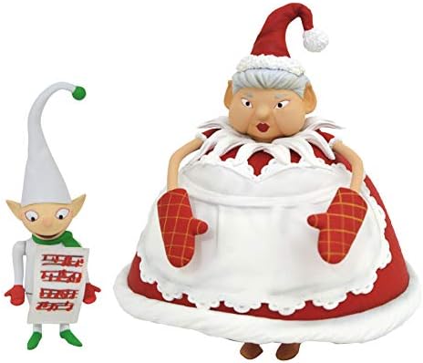 Diamond Select Toys the Nightmare Before Christmas: Cyclops & Sra. Claus Selecione Ação Figura Dois Pacote, Multicolor