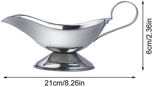 Rakute Cream Pitcher Aço inoxidável Molho de molho de molho molho tigela L Placa de tempero de xícara para sorvete de trapaceiro