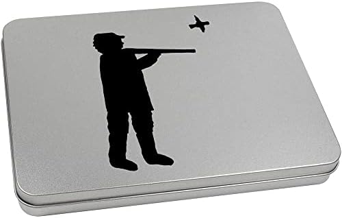 Azeeda 'Hunter & Bird' Metal Articled Stationery Tin / Storage Box