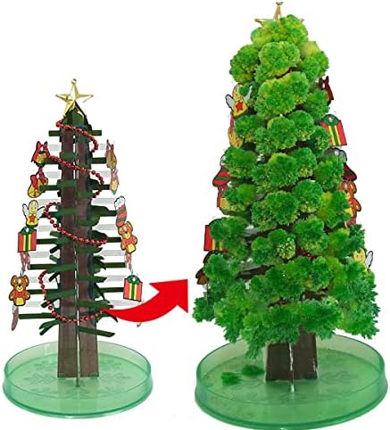 Mini árvore, árvore mágica, árvore de Natal mágica, árvore mágica crescendo em um dia, grande