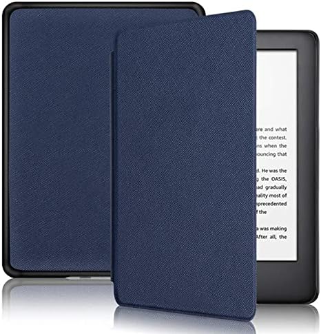 Caso esbelto para o Kindle 10th Generation - Premium de couro PU leve PU CANTA BASIC BASIC 2019 ERERADER COMPRE