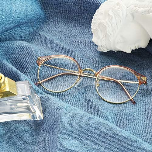 VisionGlobal Bifocal Reading Glasses Photochromic Dark Brown Sunglasses, óculos ovais retro clássicos Proteção UV