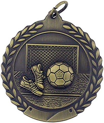 Medalhas únicas e em massa de prêmios de futebol