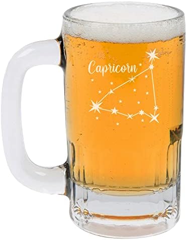 12 onças de caneca de cerveja glass star zodiac Horoscópio constelação