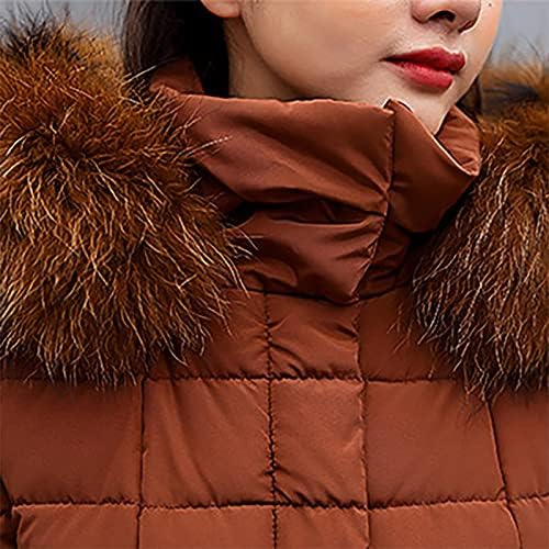 Minge plus size tamanhos de jaqueta feminina moda de manga comprida parque de inverno jaqueta espessa de inverno ajuste com capuz
