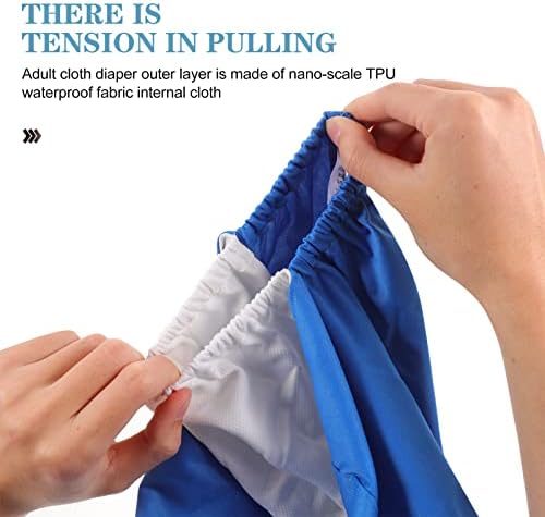 Fraldas de fraldas adultas fraldas adultas fraldas reutilizáveis ​​para adultos incontinência calças fraldas de pano envoltíveis