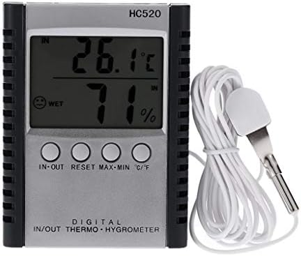 WODMB Termômetro LCD Digital Indoor/Externo Termômetro Higrômetro Medição de umidade Digital C/F Valor Min Min Display Indoor