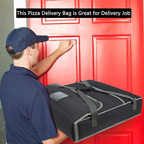 Kislane isolou Pizza Delivery Saco de 20 '' x 20 '' x 6 '', bolsa de entrega de alimentos comerciais de pizza para transporte