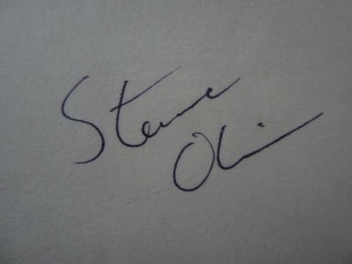 Steve Olin Cleveland Indians assinou cartão de índice SGC autêntico - Baseball selecionou cartões autografados