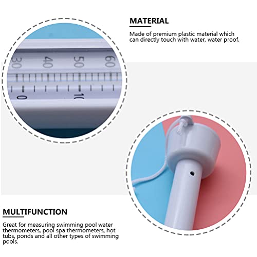 PARTEM BABILHO BABELO BABELO 2PCS Testador de temperatura flutuante da piscina grande leitura fácil leitura da piscina