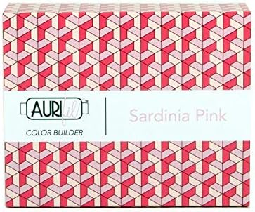 Aurifil Color Builder maio de 2020 rosa algodão mako 50wt 3 carretéis: 2410+2425+2530