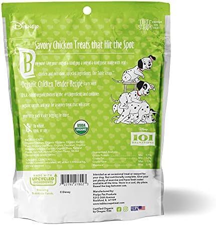 PHELPS PET Products Disney Table Rectações de frango orgânico Trelas de cachorro de frango orgânico 5 oz, marrom, 27802