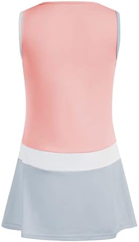 Jack Smith Youth Girls Tennis Dresses Golf Sleesess School Sports Sports com bolsos de shorts