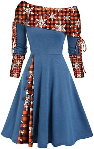 Vestido dos anos 50 60s para polka de pão feminino Retro Retro Vintage Swing Dress Cocktail Party Party Prom Mleeless Tea Vestres