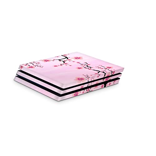 Zoomhitskins PS4 Pro Skin, compatível com PlayStation 4 Pro, Sakura Pink Flowers Japão Cherry Blossom Anime Cute, 1 PS4