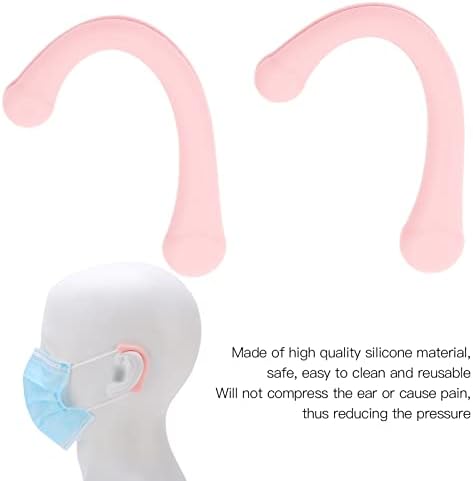 Protetores de orelhas da máscara da máscara PLPLAAO, salvadores de orelhas de silicone 6 dair para máscaras de rosto,