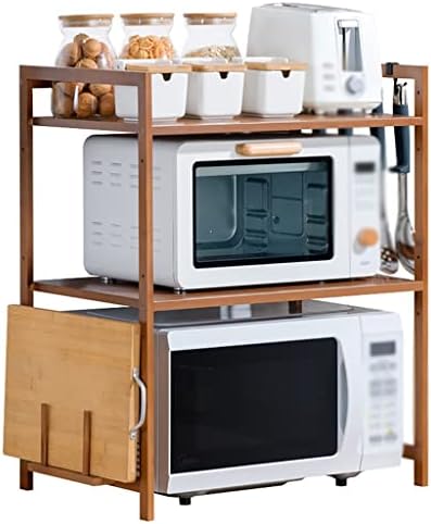 ZCMEB Kitchen Banchartop Storage Rack Multilayer Ajuste Shelf adequado
