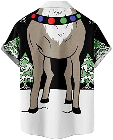 Camisas de Natal de Sinzelimin para Mangas Curtas Menina Moda Moda 3D PRIMA
