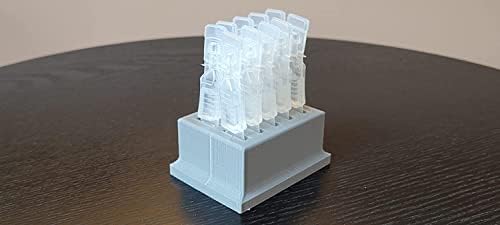 Otador e armazenamento de frascos de colírio Znet3D - Os frascos de colina descartáveis ​​de uso único - detém 10 frascos