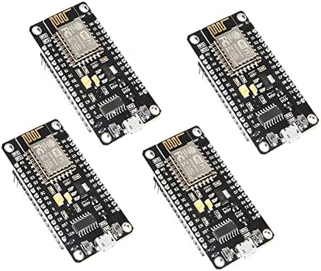 4 PCs Esp8266 Módulo de desenvolvimento Wi -Fi, MELIFE CH340 MODULO SEMILENTE NODEMCU Lua 4M WIFI WLAN NOVA VERSÃO DE DESENVOLVIMENTO DE VERSÃO DE VERSÃO.