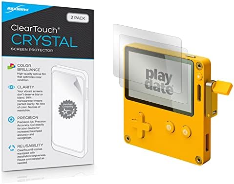 Protetor de tela de ondas de caixa compatível com Panic PlayDate - ClearTouch Crystal, HD Film Skin - Shields a partir de arranhões