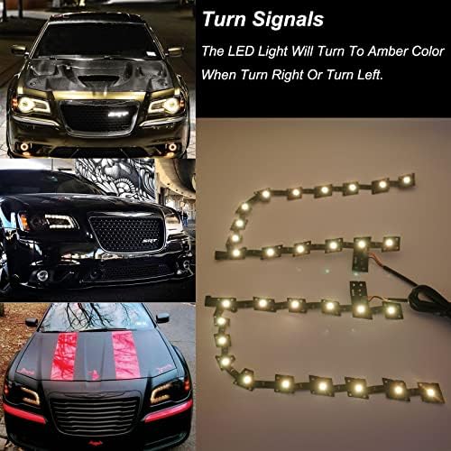 Duntuo Auto LED LED MONTECIMENTO RGB ângulo Eye Halo Ring Lights DRL Placas Turn Signals Compatible Mulit-Color para