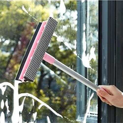 Zukeelyg Squeegee Windows Windows Lavando a ferramenta de limpeza de casa longa Handeld Janela Limpador de vidro Pincel de esponja macia limpador de banheiro limpador de banheiro