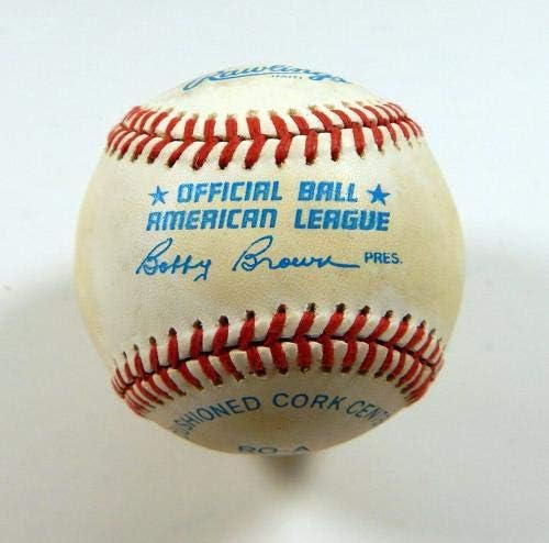 Roy Sievers assinou assinado Rawlings Official American League Baseball Auto Dp3372 - Bolalls autografados