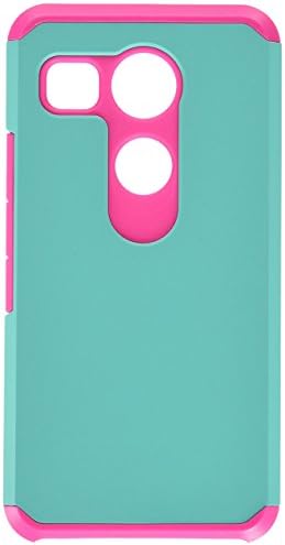 Capa de telefone celular Asmyna para LG H790 - Embalagem de varejo - verde/rosa/azul