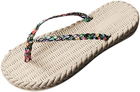 Sandálias de cunha wzpimt Mulheres de alto aumento de sandálias de plataforma chinelos de verão com suporte de suporte de