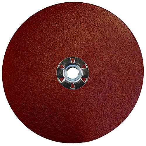 Weiler 60420 Tiger Aluminium Resina Landing & Moering Disc, 7 Diâmetro, Grit, 7/8 Arbor Hole