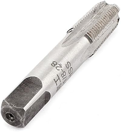 Aexit ZG 1/8-28 TAPS BSP 55 graus Frea 4 FLUTAS HSS Máquina Torneira Torneira Torneiras de 55 mm de comprimento